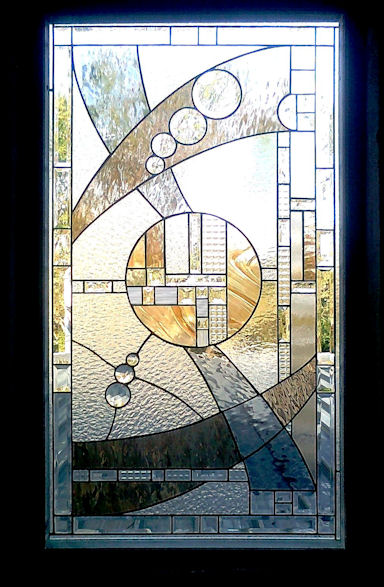 Art Deco Stained Glass Panels Version 4
