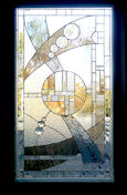 art deco stained glass panel 04