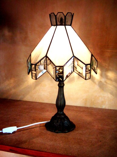 SGMORWB-100 Bevelled Stained Glass Pendants