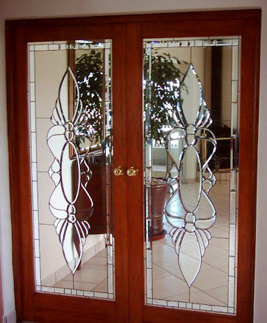 Bevelled Stained Glass Panel Version 1