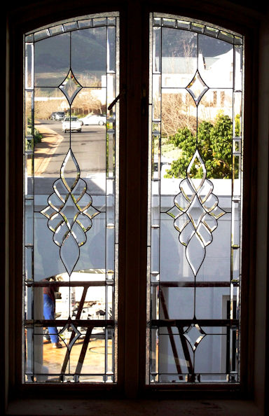 Bevelled Stained Glass Panel Version 3