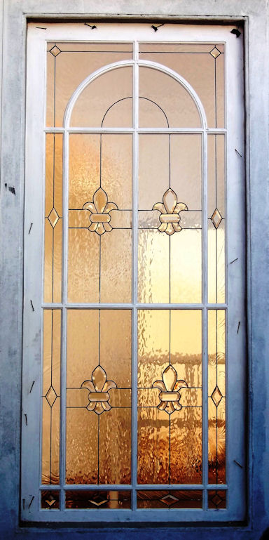 Bevelled Stained Glass Panel Version 12