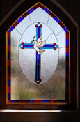 church panel dove cross
