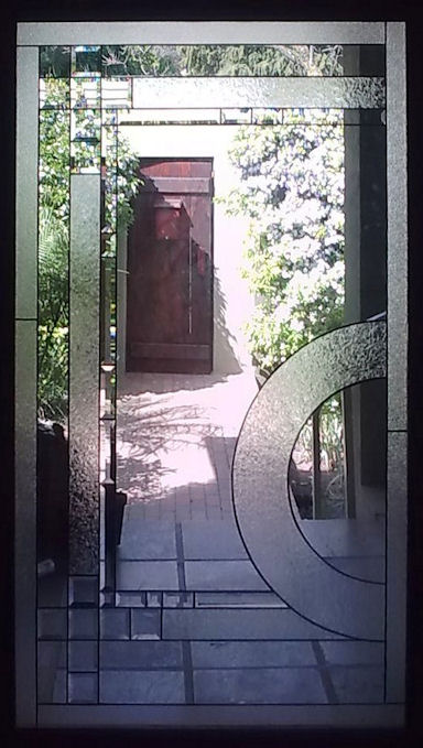 Contemporary Stained Glass Panels Version 1