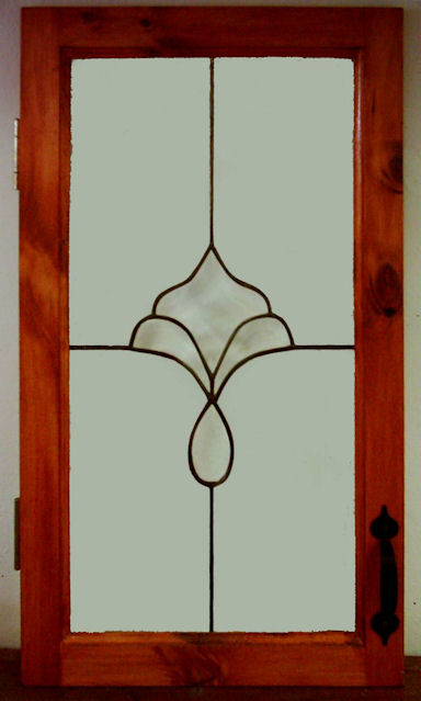 PB34 Stained Glass Cupboard