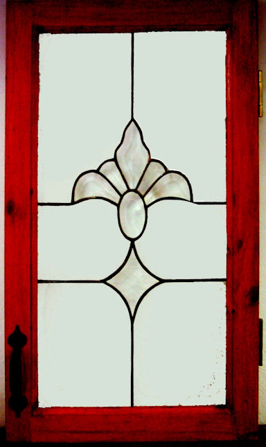 PB43 Stained Glass Cupboard
