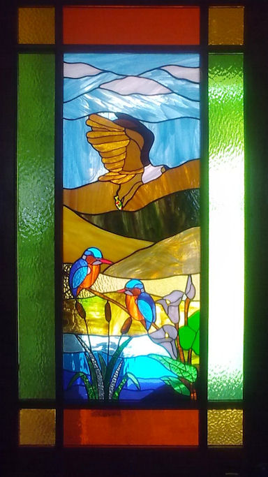 Fauna Stained Glass Panels Version 1