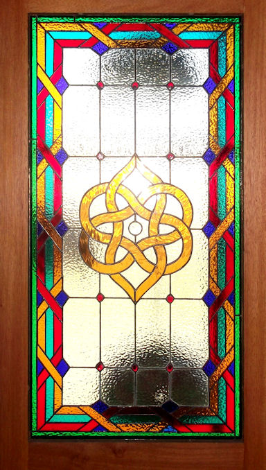 Geometric Stained Glass Panels Version 8