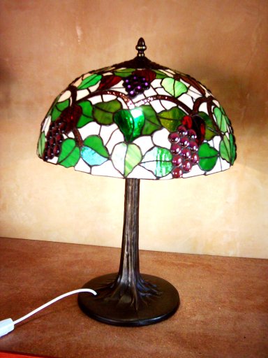 Grape Mould Stained Glass Lamp