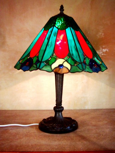 SGHELB-100 Stained Glass Table Lamp